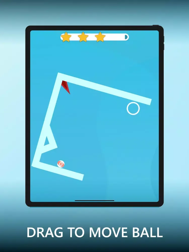 Gravity ball - Fall in a hole iPad  স্ক্রিনশট