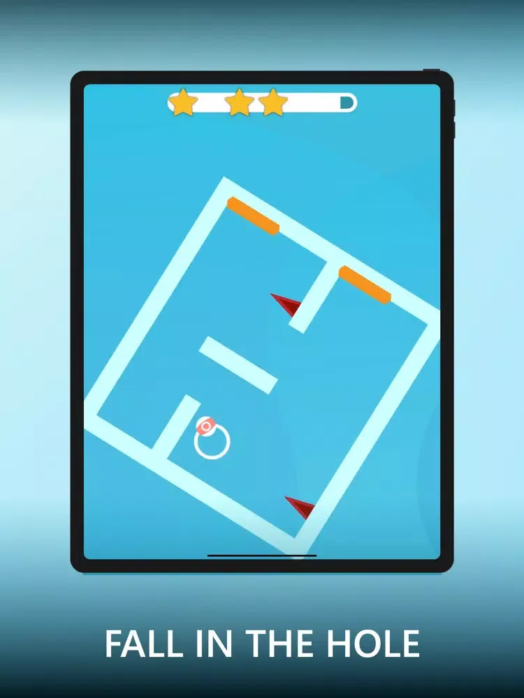 Gravity ball - Fall in a hole iPad  স্ক্রিনশট