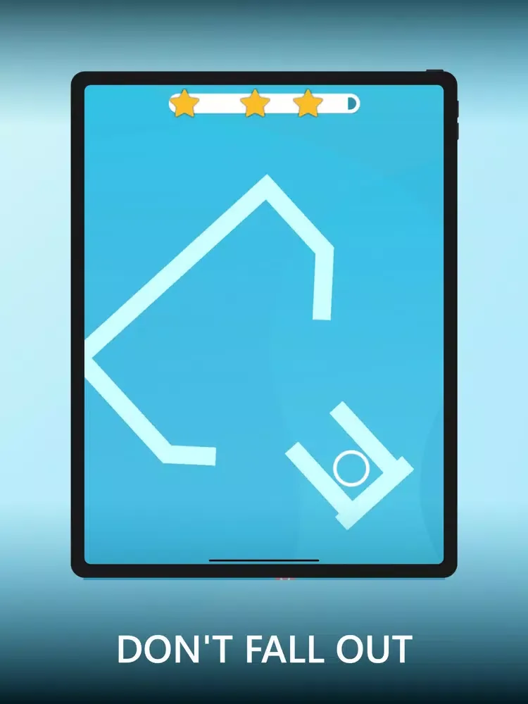 Gravity ball - Fall in a hole iPad  স্ক্রিনশট