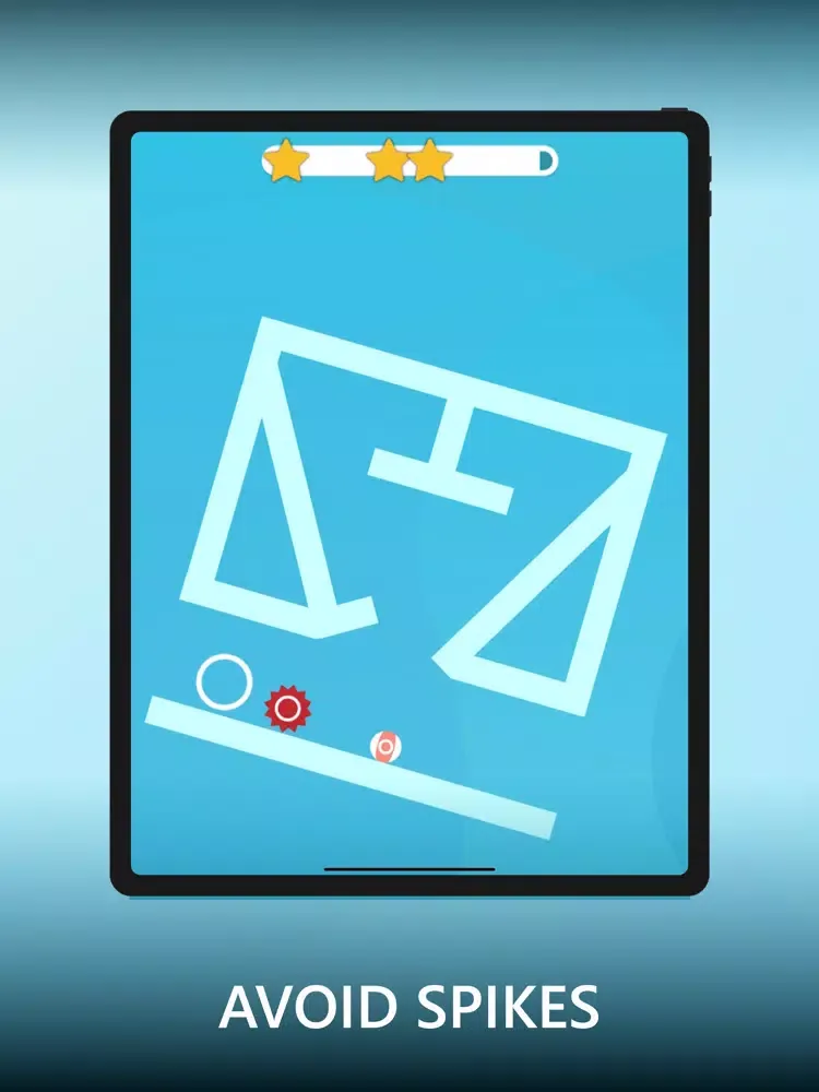 Gravity ball - Fall in a hole iPad  স্ক্রিনশট