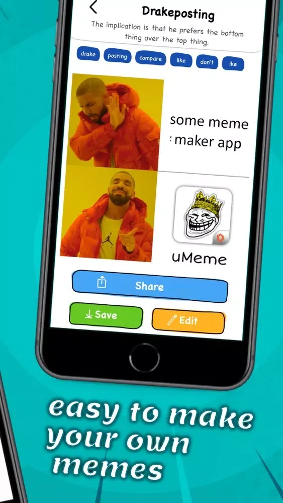 uMeme - Your Meme Maker Ekran Görüntüleri