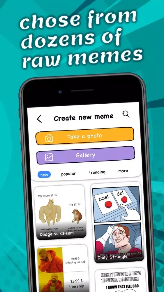 uMeme - Your Meme Maker Ekran Görüntüleri