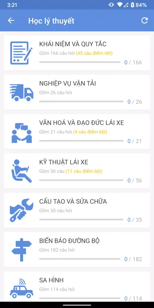 Ôn thi GPLX应用截图