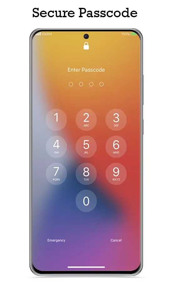 Lock Screen iOS Screenshots