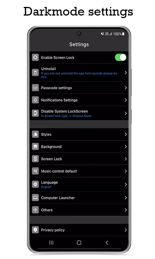 Lock Screen iOS Screenshots