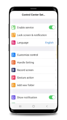 Control Center OS 15 Screenshots