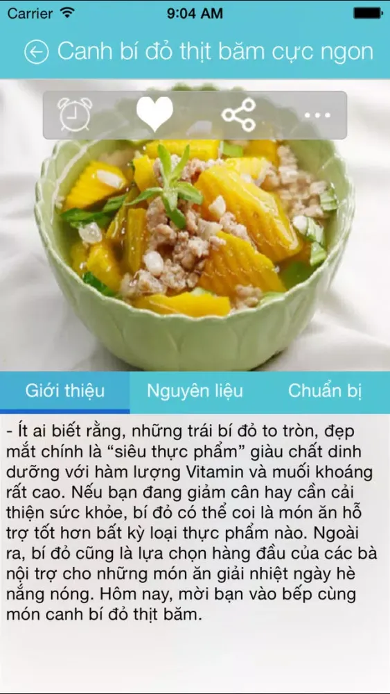 Ảnh chụp màn hình của Món Ăn Việt HD