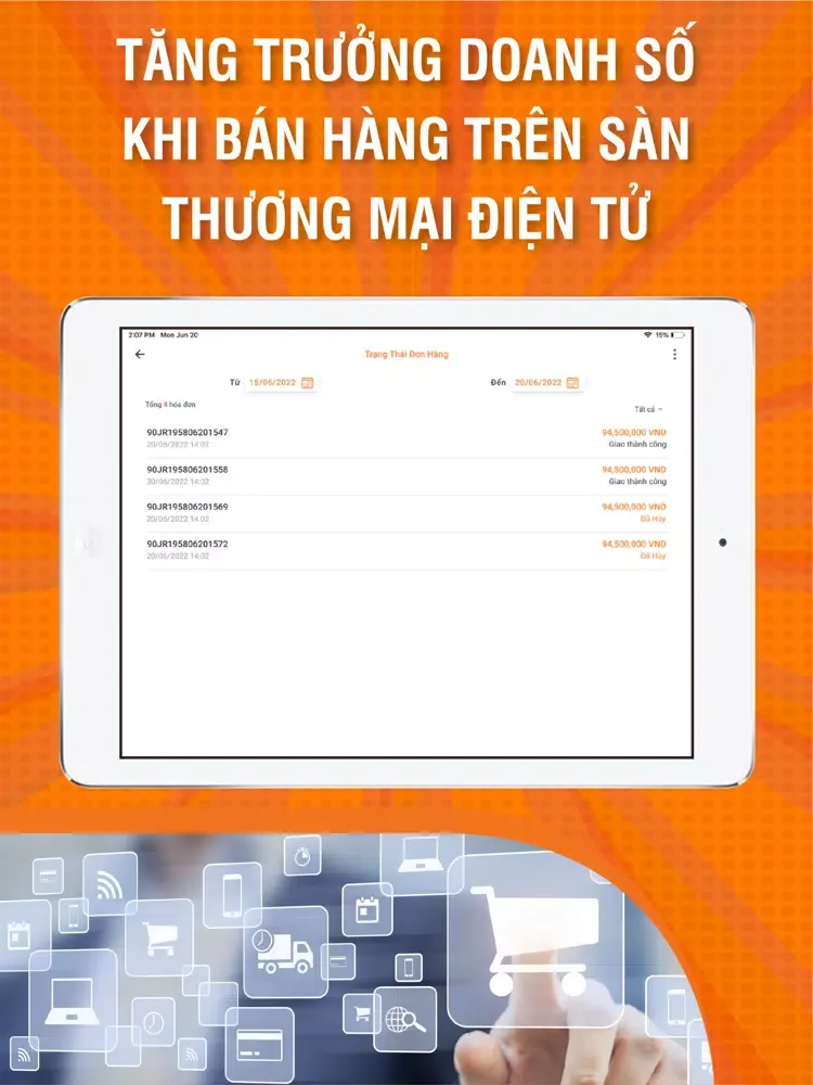 Quản lý nhà hàng Viethas iPad  Screenshots