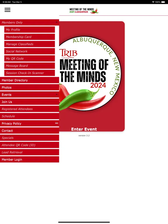Captures d'écran de TRIB Meeting of the Minds 2024 iPad 