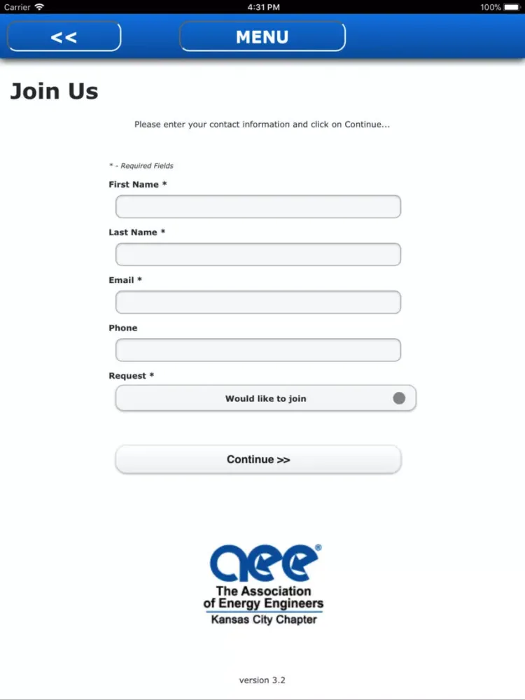 Capturas de pantalla de AEE-KC App iPad 