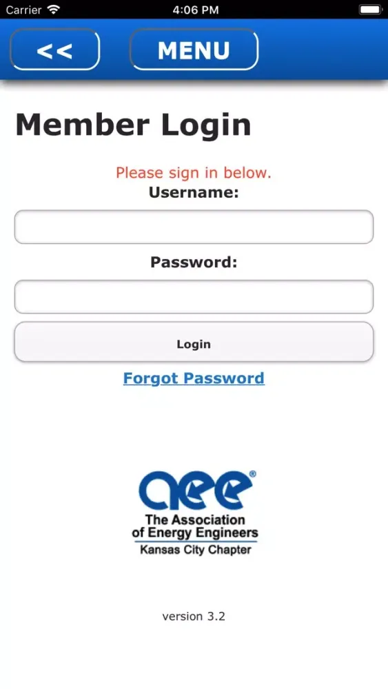 Capturas de pantalla de AEE-KC App