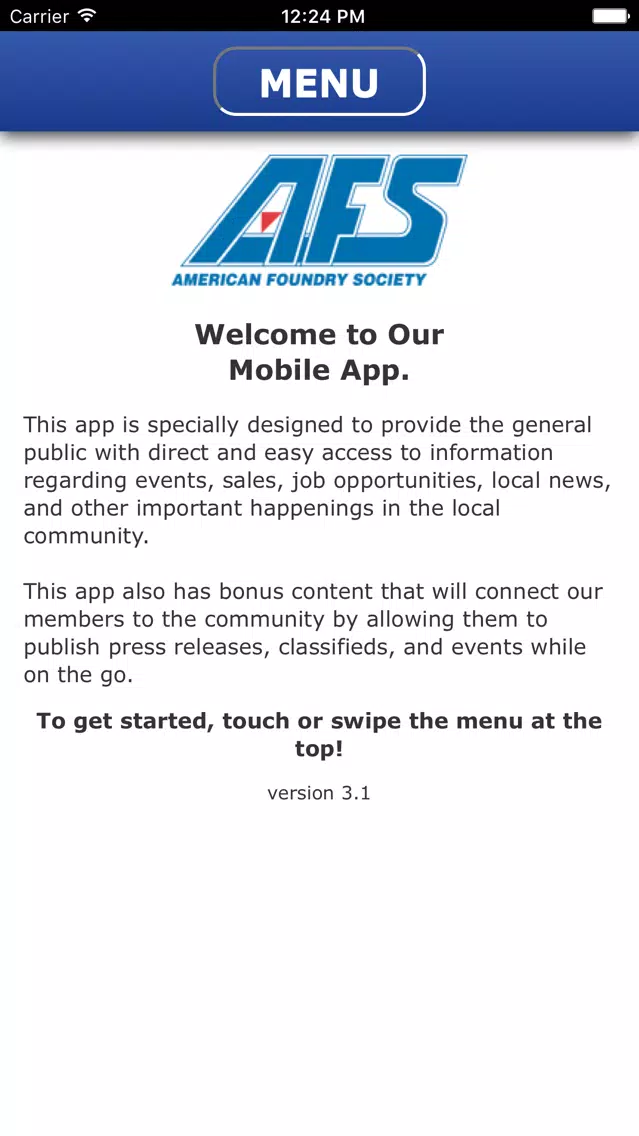American Foundry Society Northeast Wisconsin Screenshots