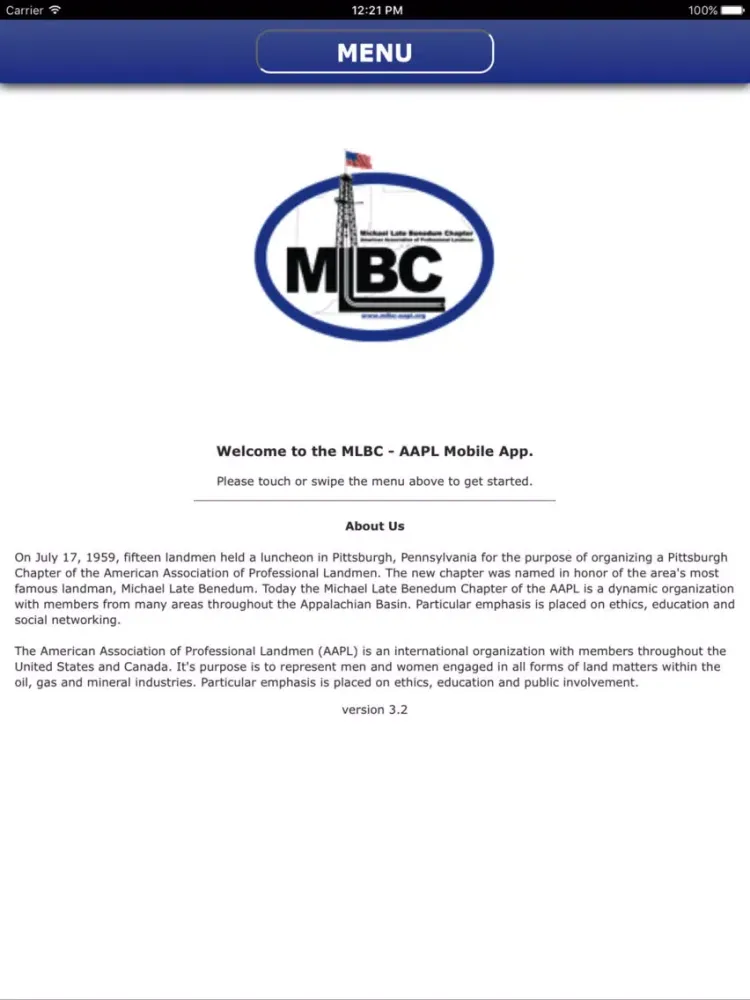 MLBC Mobile App iPad  Screenshots