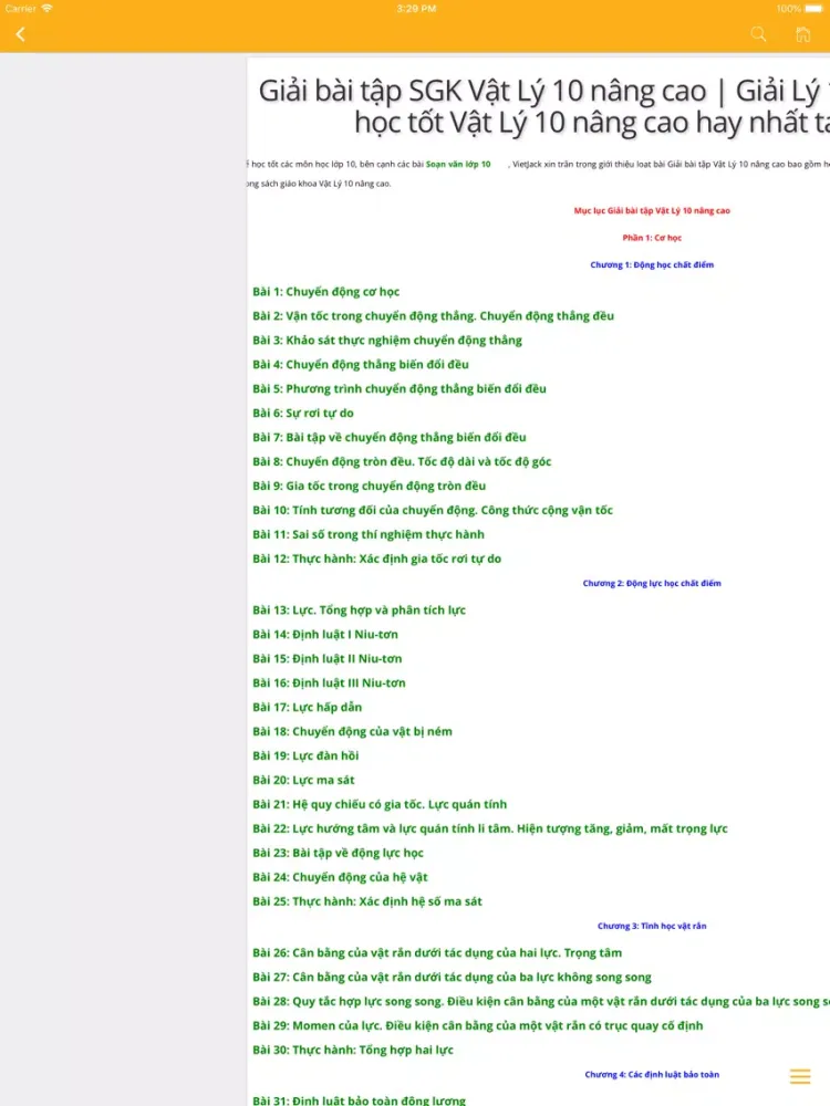 Giải bài tập iPad  Screenshots