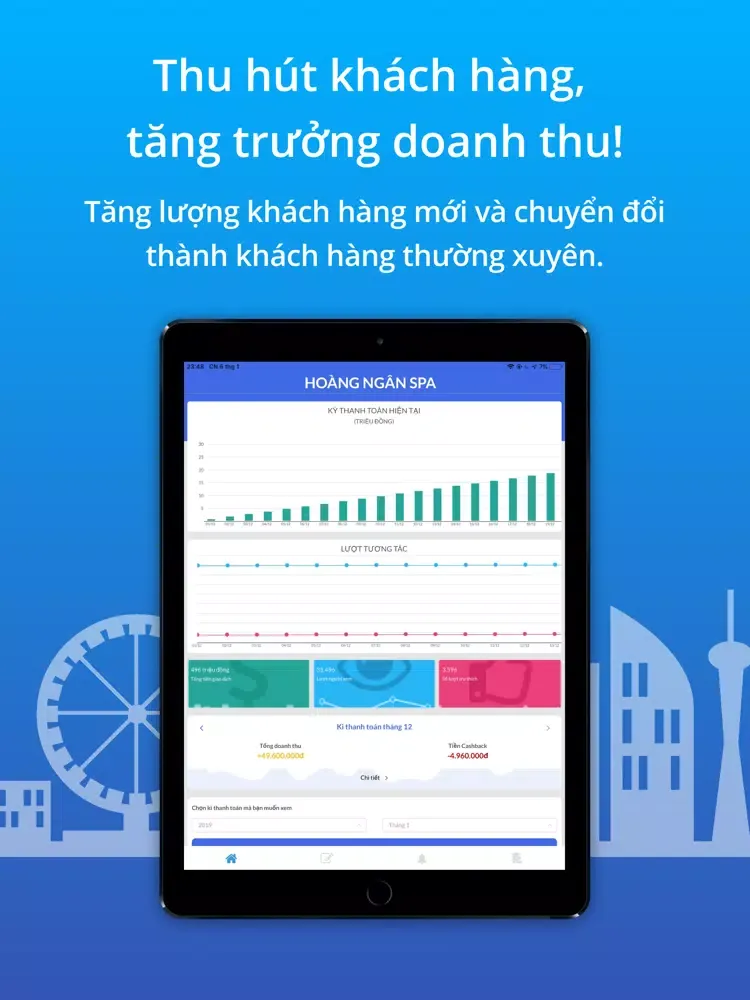 Tangkapan layar VietMaslow Cho Đối Tác iPad 