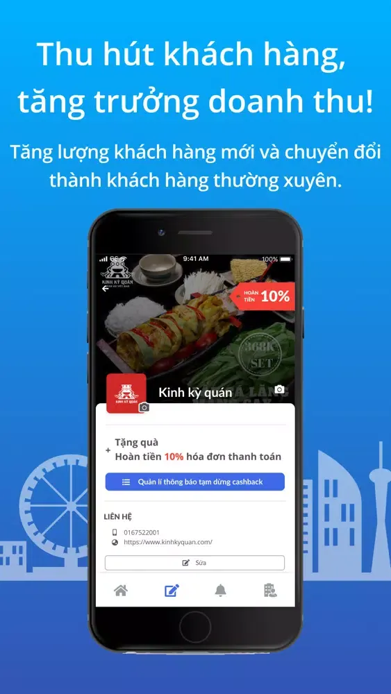 Tangkapan layar VietMaslow Cho Đối Tác