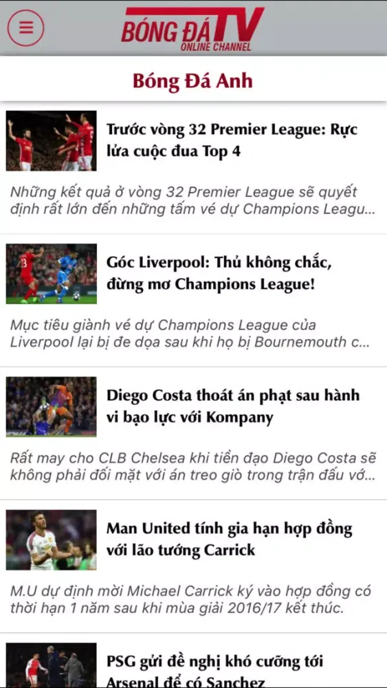 Kênh Bóng Đá - Phát bóng đá K+ Screenshots