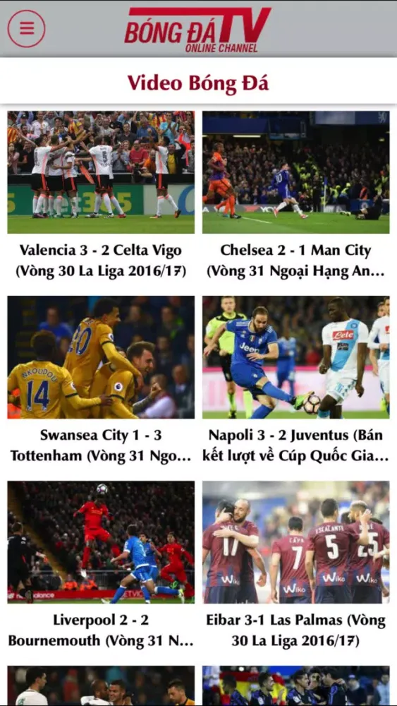 Kênh Bóng Đá - Phát bóng đá K+ Screenshots