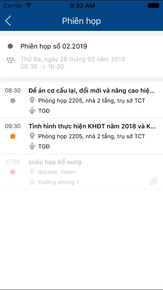 VNA Meeting Screenshots