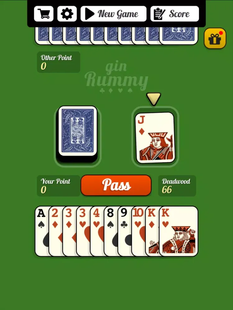 ginRummy - Simply Gin iPad 应用截图