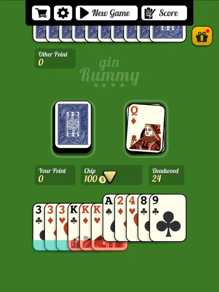 ginRummy - Simply Gin iPad 应用截图