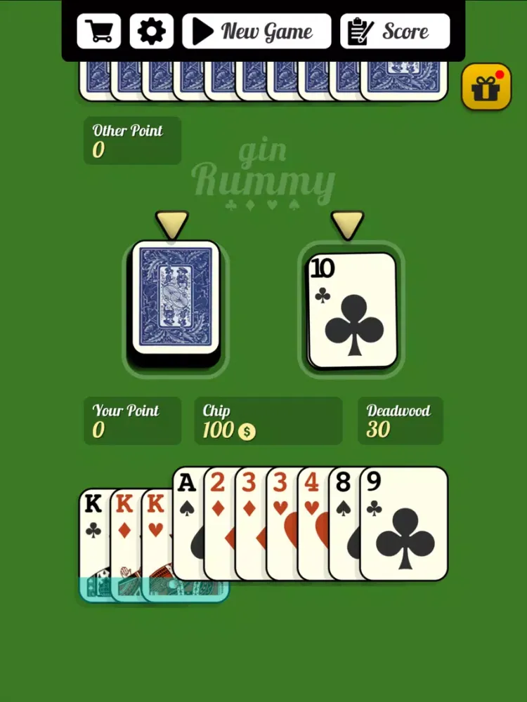 ginRummy - Simply Gin iPad 应用截图