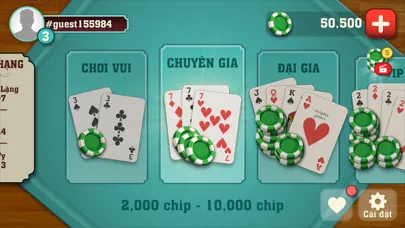 Capturas de tela do Tiến Lên Miền Nam TLMN