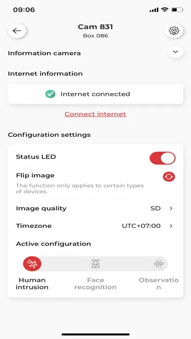 Zrzuty ekranu VIETTEL AI CAMERA