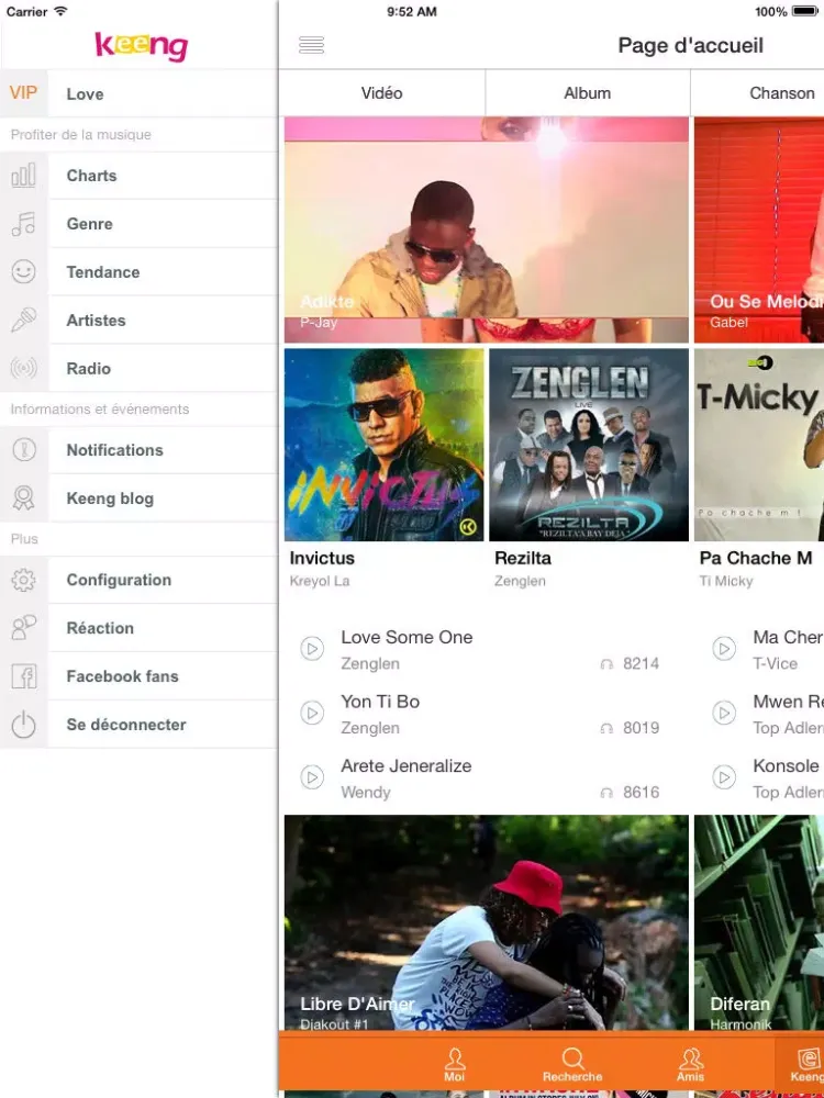 Screenshot di Keeng Haiti iPad 