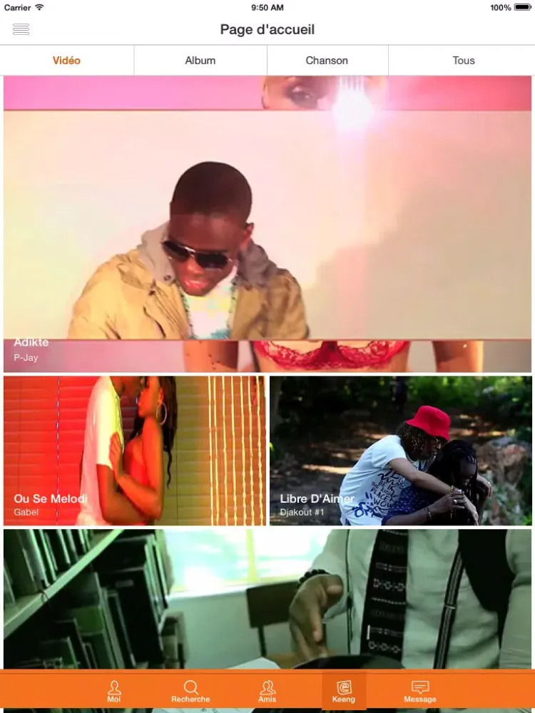 Screenshot di Keeng Haiti iPad 