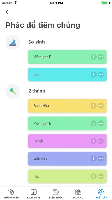 Sổ tiêm chủng gia đình Screenshots