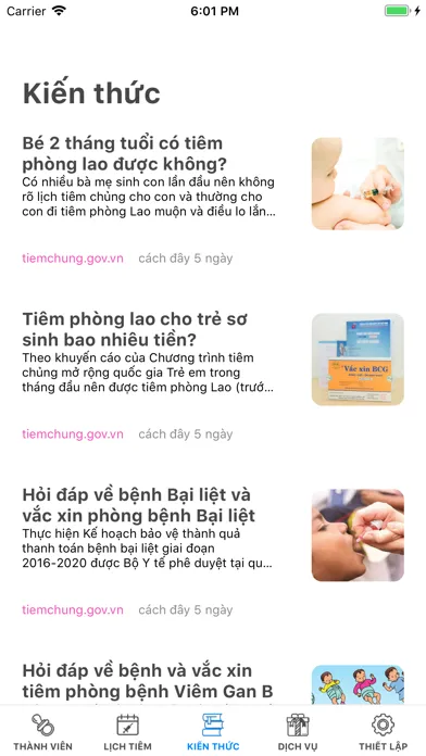 Sổ tiêm chủng gia đình Screenshots