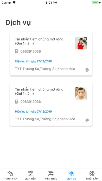 Sổ tiêm chủng gia đình Screenshots