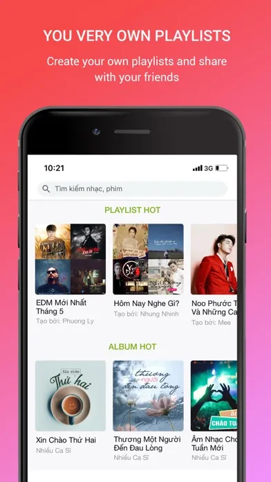 Zrzuty ekranu Keeng: Music Social
