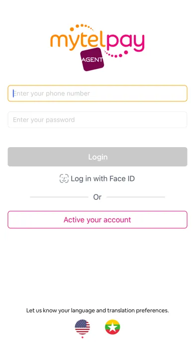 MytelPay Agent স্ক্রিনশট