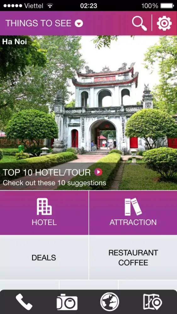 Ảnh chụp màn hình của Tourist.ONE - Easy Travel in VietNam