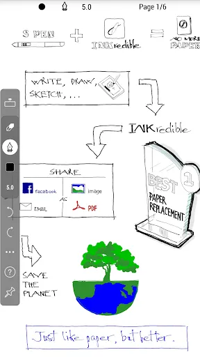INKredible-Handwriting Note Screenshots