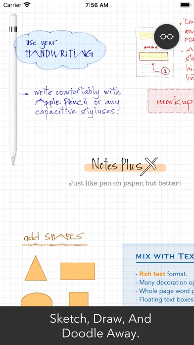 Screenshot di Notes Plus X