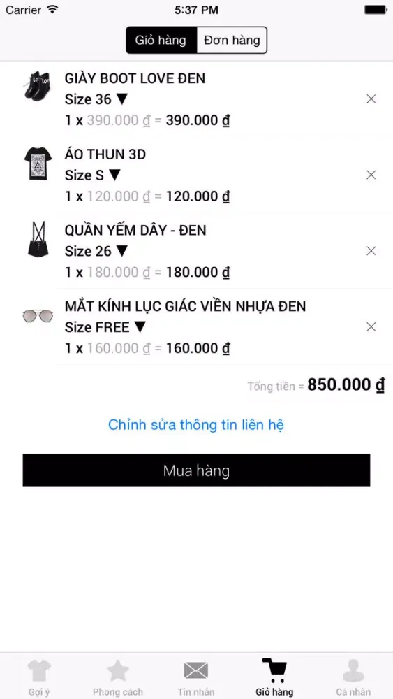 Upupme - Mua sắm thời trang Screenshots