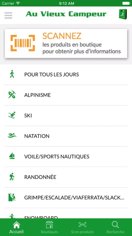 Vieux Campeur应用截图