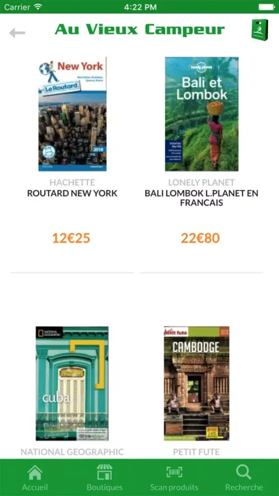 Vieux Campeur应用截图