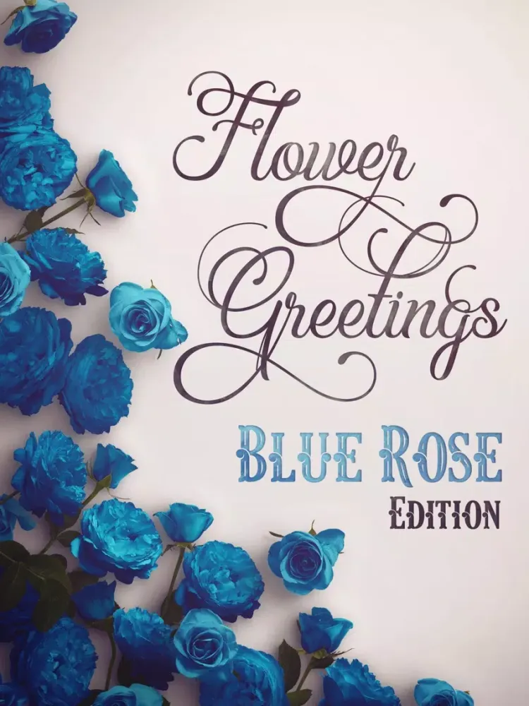 Screenshot di Flower Greetings Blue Roses iPad 