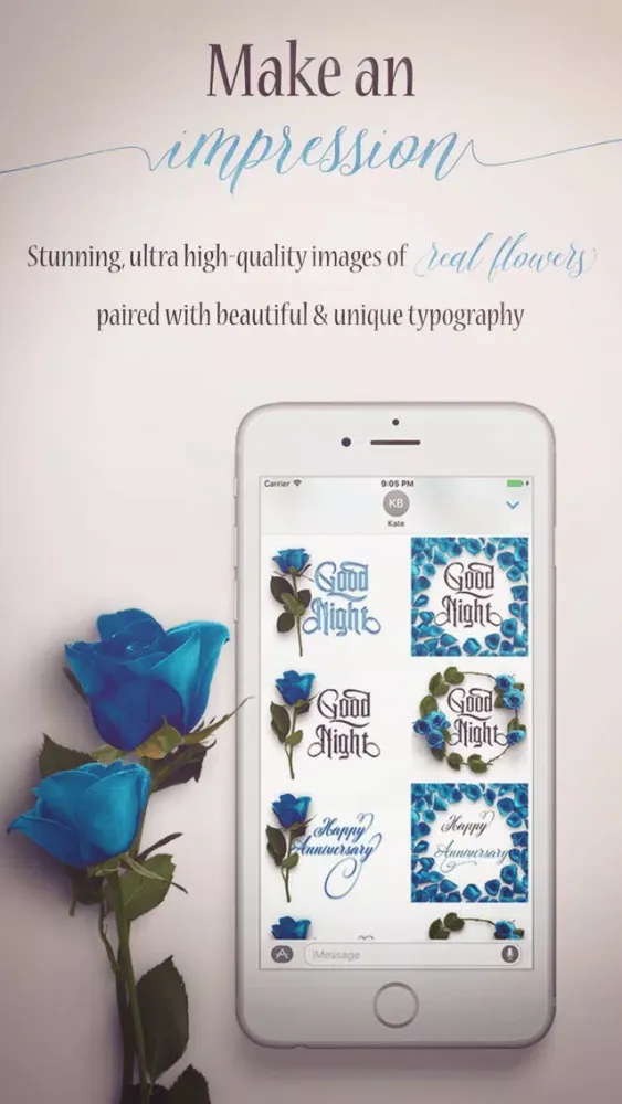 Screenshot di Flower Greetings Blue Roses