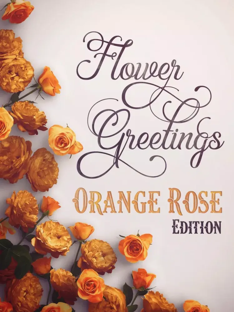 Capturas de pantalla de Flower Greetings Orange Roses iPad 