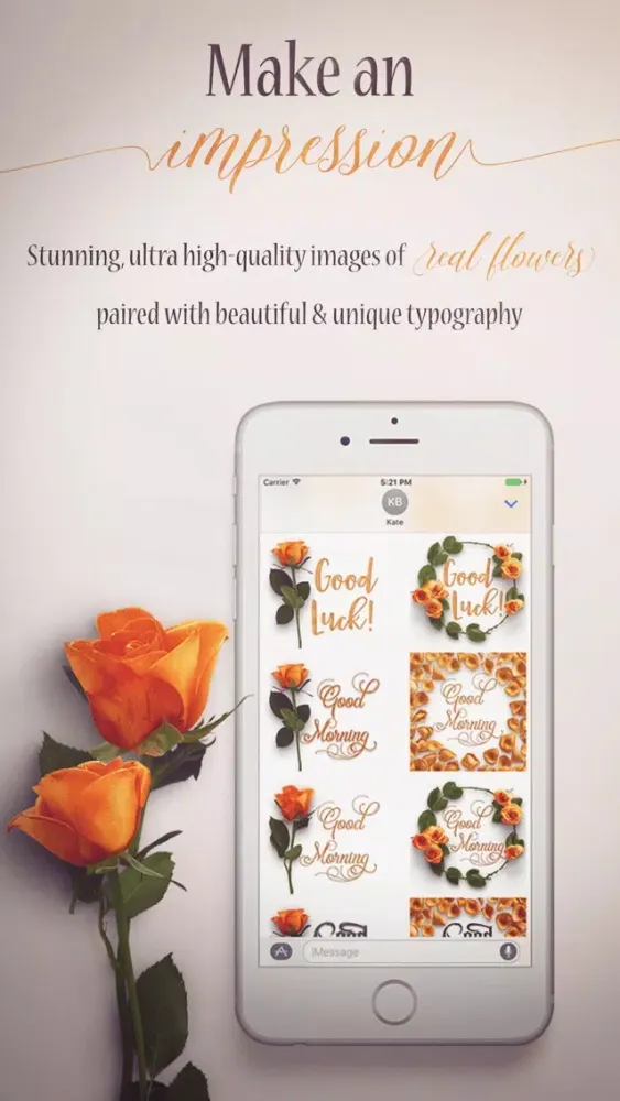Capturas de pantalla de Flower Greetings Orange Roses