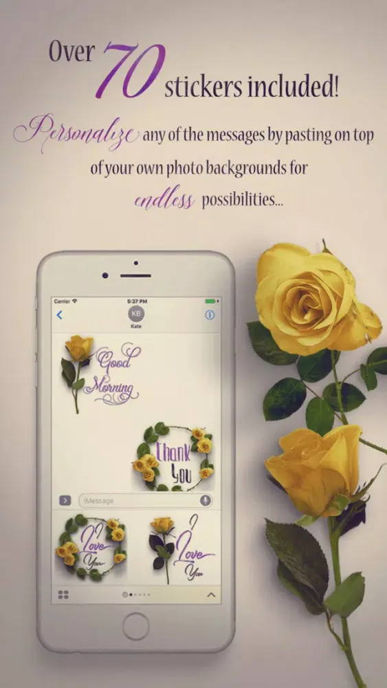 Flower Greetings Yellow Roses Screenshots