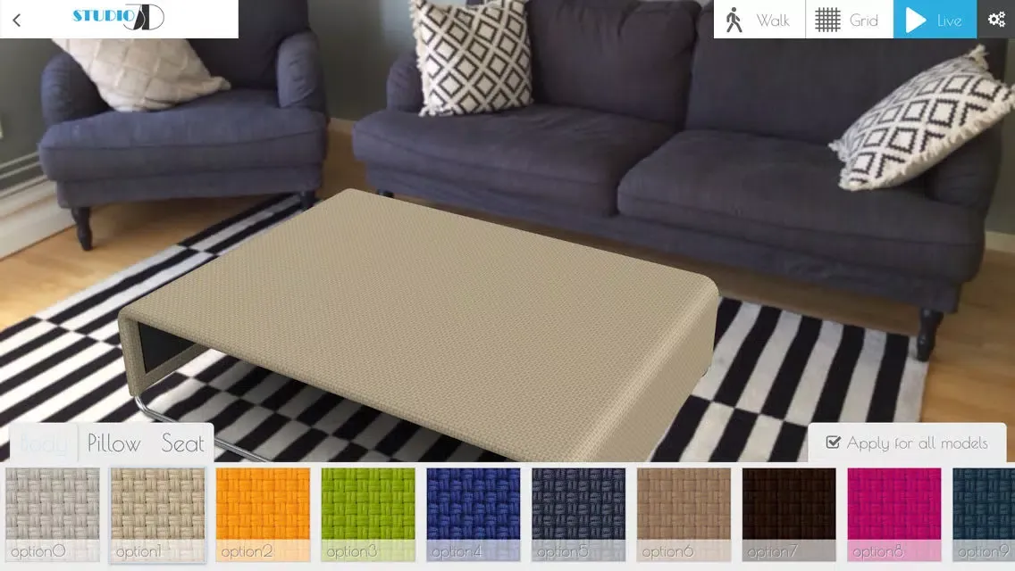 Tangkapan layar Studio3D