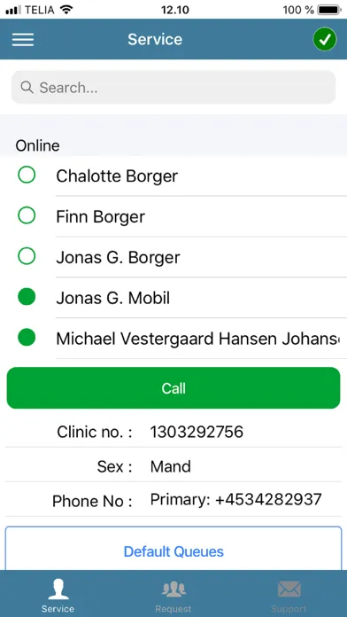 Screenshot di LiveCare