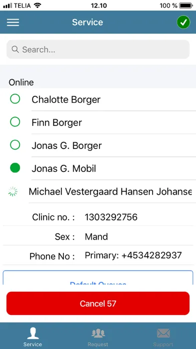 Screenshot di LiveCare