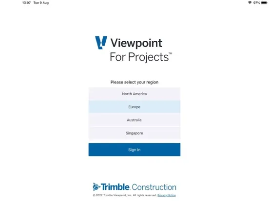 Capturas de pantalla de Viewpoint For Projects™ iPad 